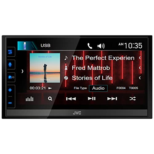 JVC KW-M780BT Apple CarPlay Android Auto Digital Media Player, Double Din, 6.8 Inch LCD Touchscreen, AM/FM, Bluetooth, MP3 Player, USB Port, iDatalink Maestro, SiriusXM, Class D Amp, Car Radio JVC KW-M780BT Apple CarPlay Android Auto Digital Media Player, Double Din, 6.8 Inch LCD Touchscreen, AM/FM, Bluetooth, MP3 Player, USB Port, iDatalink Maestro, SiriusXM, Class D Amp, Car Radio
